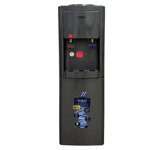 Von VDN-211CLS Water Dispenser Hot &amp; Normal – Dark Grey, Stylish and Efficient Water Dispenser for Home or Office