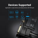 Vention VEN-DAEBK 8M VGA (3+6) Male-to-Male Cable with Ferrite Cores – High-Speed Video Connection for PC, Monitor & Projector