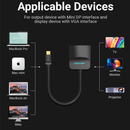 Vention VEN-HBDBB Mini DisplayPort to VGA Converter – Compact & Reliable Video Adapter for Laptops, PCs & Monitors