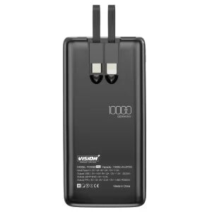 Vision Plus (VPPB10D) 10000mAh Digital Display Power Bank (FAST+ TECHNOLOGY)