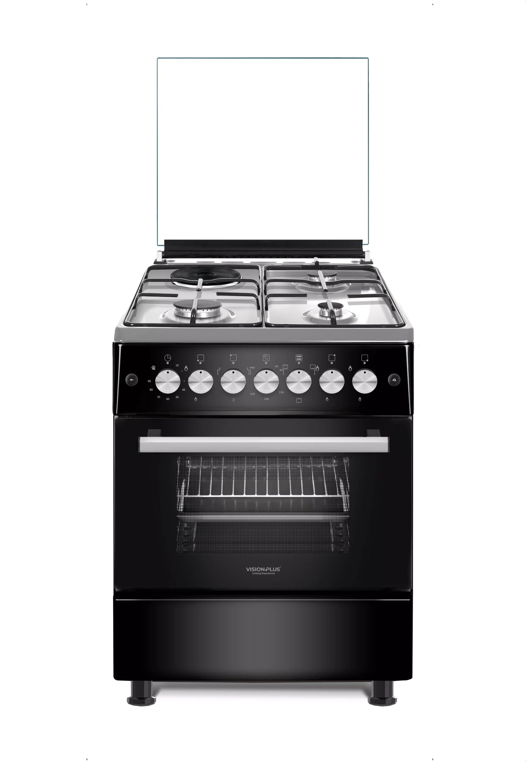 Vision Plus VPSC3160B 3 Gas + 1 Electric 60x60 Standing Cooker ...
