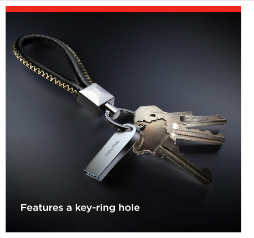 SanDisk Ultra Luxe 256GB USB 3.1 Flash Drive – High-Speed, All-Metal Design - SDCZ74-256G-G46