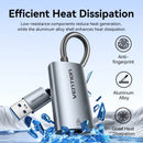 Vention CEZHB USB-A to Gigabit Ethernet Adapter – High-Speed Network Converter for Stable Wired Internet Connectivity for Laptops, PCs, and Office Use