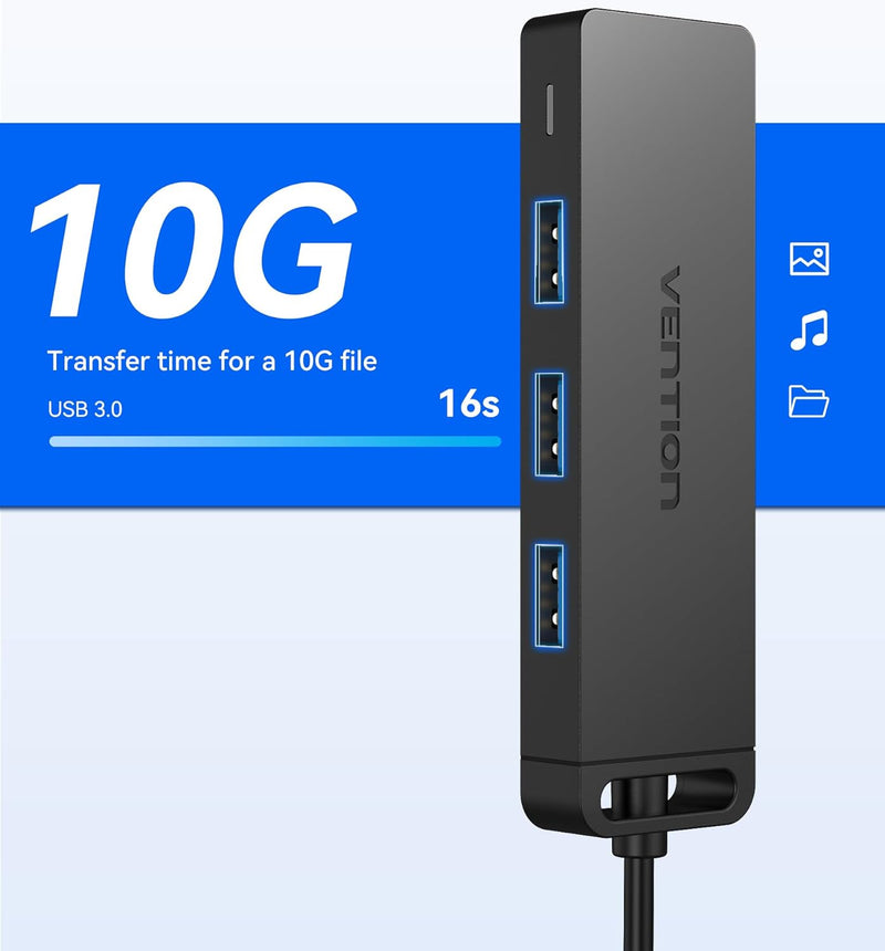 Vention 4 Ports USB3.0 HUB - CHKBB