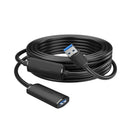Vention CBMBJ USB 3.0 Type-A Male to Type-A Female Active Extension Cable 5M – Professional Grade High-Speed USB 3.0 Extension with Signal Boosting, Durable Construction, and Reliable Connectivity for Home, Office, and Professional Use