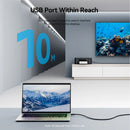 Vention CBMBJ USB 3.0 Type-A Male to Type-A Female Active Extension Cable 5M – Professional Grade High-Speed USB 3.0 Extension with Signal Boosting, Durable Construction, and Reliable Connectivity for Home, Office, and Professional Use