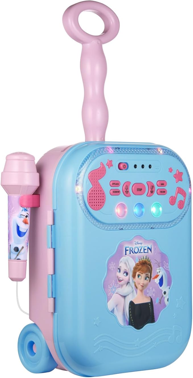 Volkano DY-2602-FZ Disney Wheely Karaoke Machine Frozen