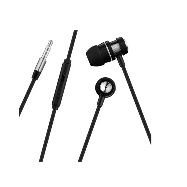 Volkano VK-1007-GD/ SBK Alloy Series Earphones with Mic – Solid 