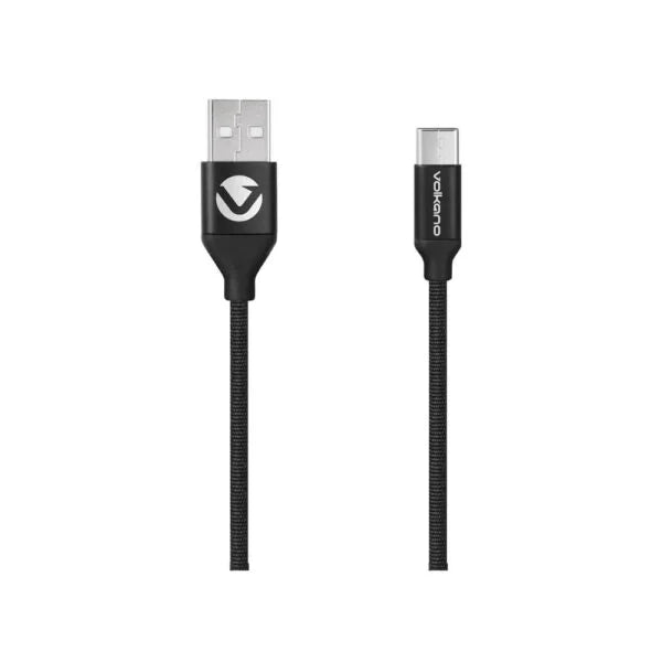 Volkano VK-20110-BK Weave Series Type-C Cable