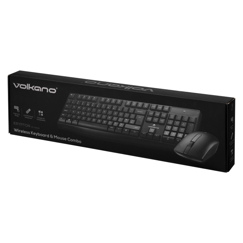 Volkano VK-20123-BK[V2] Krypton Wireless Keyboard & Mouse Combo