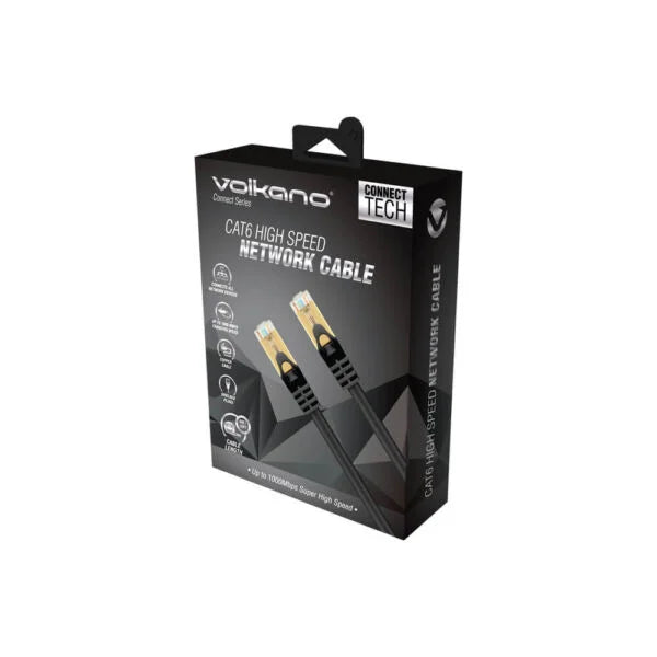 Volkano VK-20183-BK Connect series CAT6 Network Cable 5m