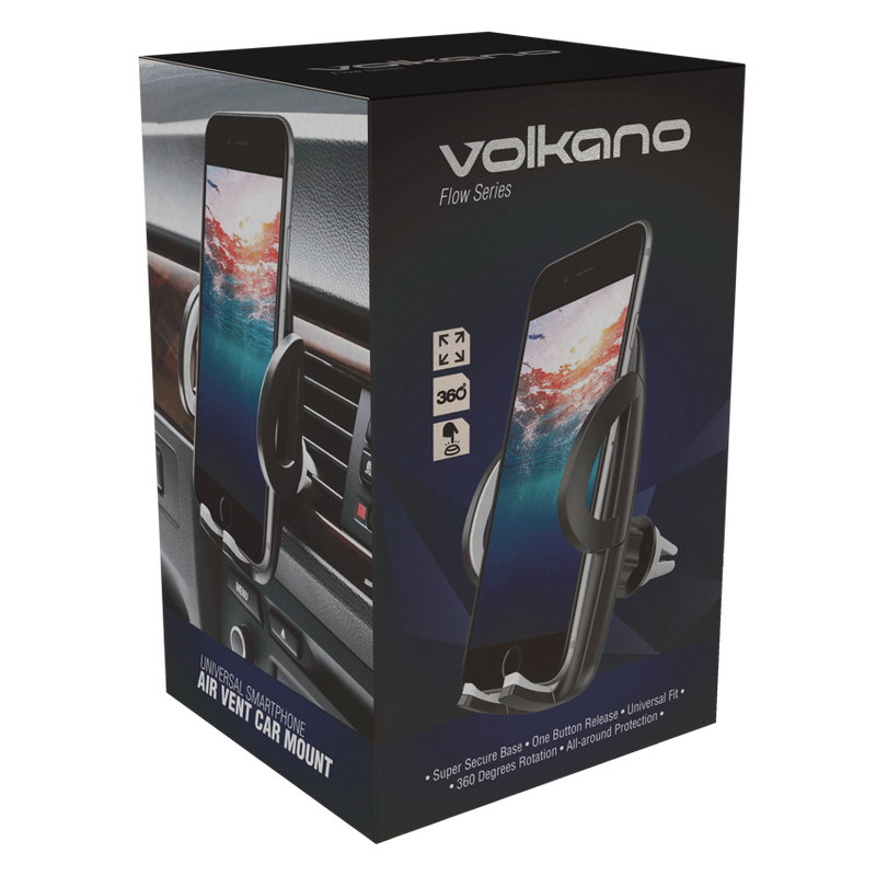 Volkano VK-5016-BK Flow series car airvent phone holder