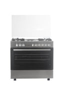 Von VCF964271FSX 90x60cm Freestanding Cooker – Gas & Electric Oven, 5 Burners, Kitchen Appliance