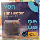 Von VHF202MLK Fan Heater, 2000W