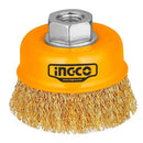 Ingco WB10751 75mm (3") Wire Cup Brush – Heavy Duty Metal & Surface Cleaning Tool