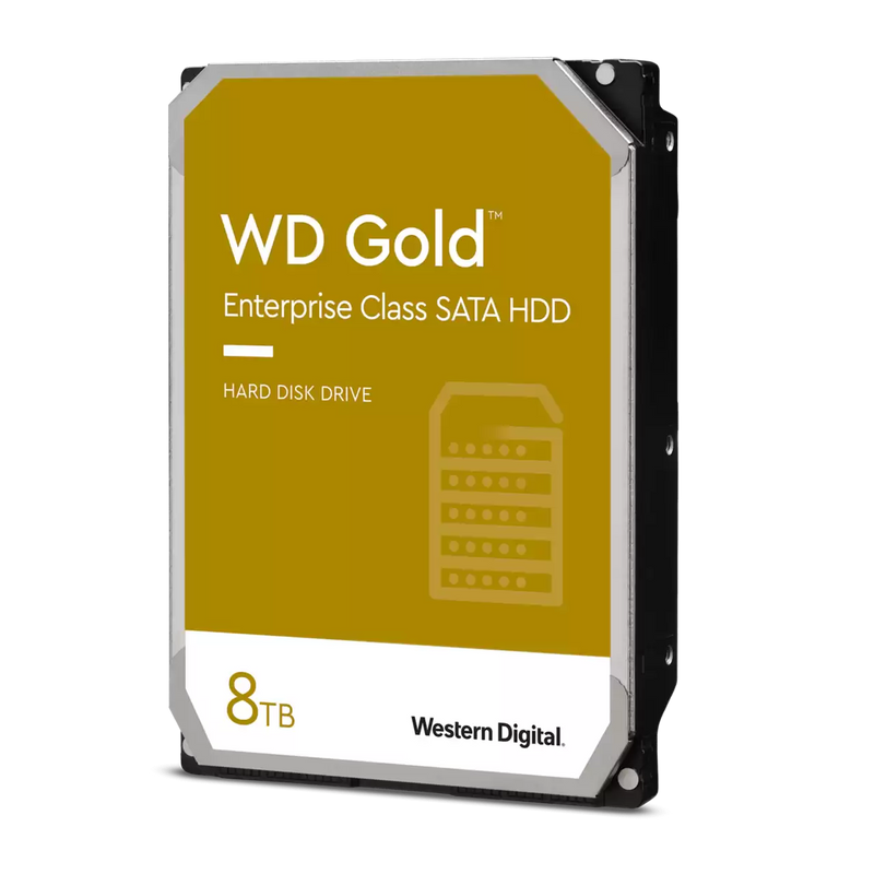 WD Gold Enterprise Class 8TB, 256MB, 7200rpm SATA Internal Hard Drive