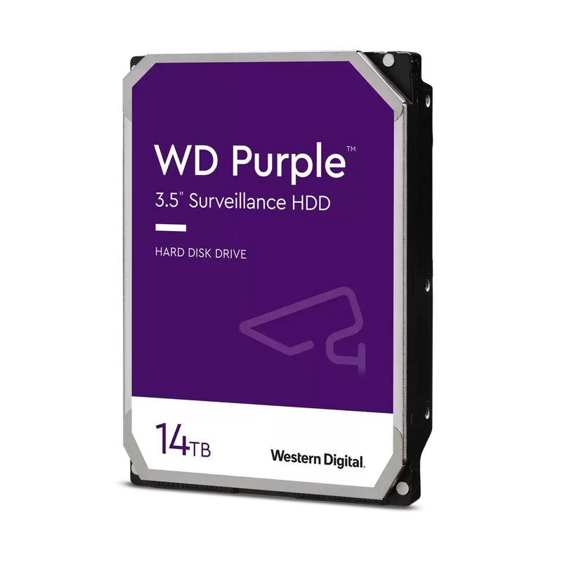 WD Purple Surveillance 14TB, 512MB SATA Internal Hard Drive  - WD140PURZ