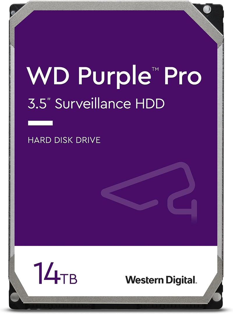 WD Purple Surveillance 14TB, 512MB SATA Internal Hard Drive  - WD140PURZ