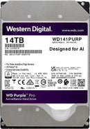 WD Purple Surveillance 14TB, 512MB SATA Internal Hard Drive  - WD140PURZ