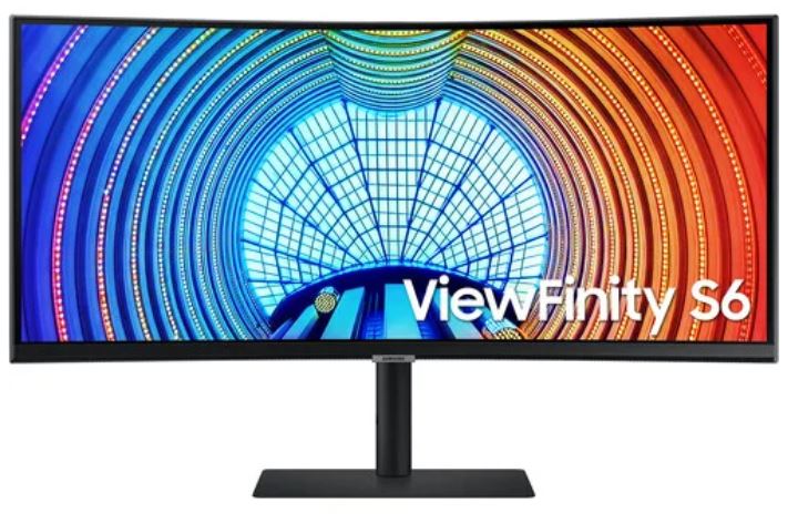 Samsung S6 ViewFinity 34" Ultra-Wide WQHD Monitor