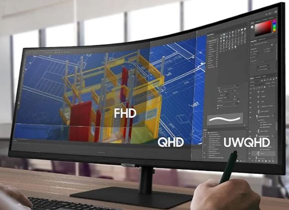 Samsung S6 ViewFinity 34" Ultra-Wide WQHD Monitor