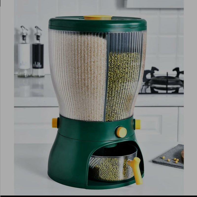 Partitioned Rotating Cereal Dispenser 12KG