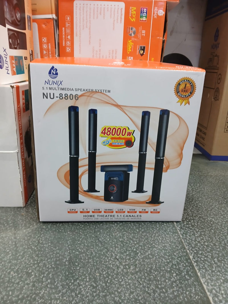 Nunix NU-8806 5.1 CH Deluxe Home Theater System