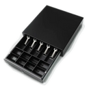 X-POS BC-410 Cash Drawer 5 Notes 8 Coins RJ11/RJ12 24V Solenoid – Heavy Duty Industrial Grade POS Cash Drawer for Retail, Supermarket, Hospitality, and Commercial Transaction Applications