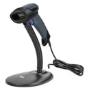 X-POS XP-2800 1D & 2D Wireless Barcode Scanner Bluetooth & USB 1MP 60fps – Professional Grade High Speed Optical Scanner with OCR for Retail POS, Warehouse, Logistics, and Document Verification Applications