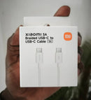 Xiaomi 3A (1M) Braided USB-C to USB-C Cable 67365 – Durable fast-charging cable designed for stable power delivery and efficient data transfer for everyday use