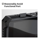 YC Onion YoloBox Pro cage close-up showing easy access to top functional ports and slots