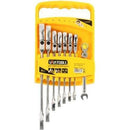 Uyustools YOR8SF 8-Piece Ratchet Ring Spanners Set – Flex-Head, Metric, Heavy-Duty Chrome Vanadium Wrenches