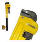 Uyustools YSP208 8" Heavy-Duty Adjustable Pipe Wrench – Professional Plumber Tool, Durable Steel, Anti-Slip Grip