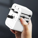 Ldnio Z6 Worldplug All in One Travel Charger, 3 USB Ports, 65W GaN Travel Multi Plug Adapter with Type C Charging