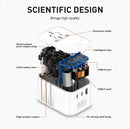 Ldnio Z6 Worldplug All in One Travel Charger, 3 USB Ports, 65W GaN Travel Multi Plug Adapter with Type C Charging