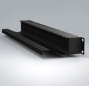 Siemon Z6AS-PNL-U48K Z-MAX 48-Port Cat 6A Shielded Patch Panel - 1U Rack-Mount