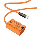 ZGCINE USB-C PD to FZ-100 Dummy Battery Cable – Provides continuous power supply for cameras during shooting and long recording sessions