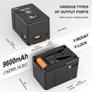 ZGCINE ZG-V160 V Mount Battery – Provides reliable portable power for cameras, lighting, and professional video production equipment