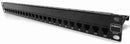 Siemon Z6AS-PNL-24K Z-MAX 24-Port Cat 6A Shielded Patch Panel - 1U Black (ZS-PNL-24E)