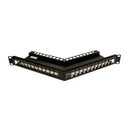 Siemon Z6AS-PNL-24K Z-MAX 24-Port Cat 6A Shielded Patch Panel - 1U Black (ZS-PNL-24E)