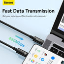 Baseus CAWJ040001 Fast Charging Data Cable Tungsten Gold  Type-C to Type-C 240W 1m