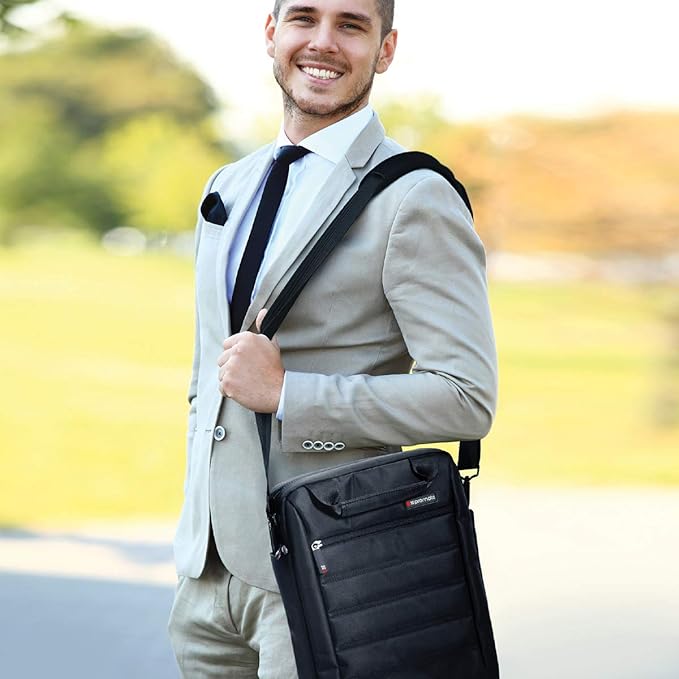 Promate 13.3 Inch Heavy Duty Messenger Bag (Rebel-MB)