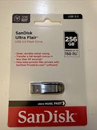 SanDisk Ultra Flair 256GB USB 3.0 Flash Drive – High-Speed Performance (SDCZ73-256G-G46)