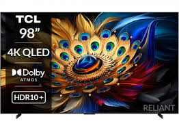 TCL 98C655K 98" QLED 4K Ultra HD HDR Smart TV – Google TV, Dolby Vision, Voice Control