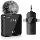 F11-2 Wireless Microphone 3 in 1 For iPhone ,Type C And Camera.