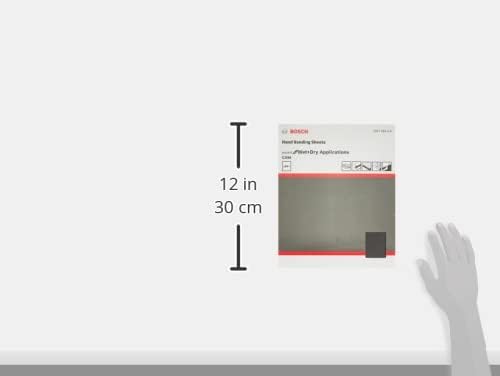 Bosch c344 G2000 Wet & Dry Hand Sanding Sheet 280 X 230 mm (100pcs) (2608621543)