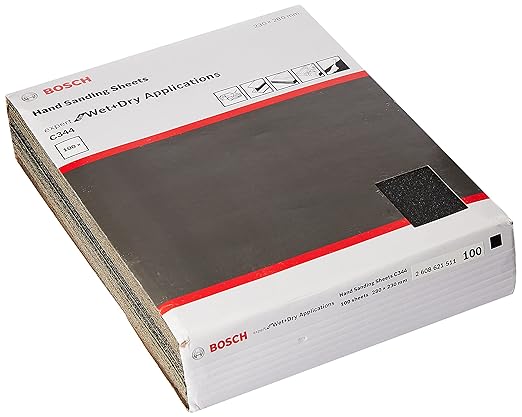 Bosch G2500 Wet Dry Hand Sanding Sheet 280 X 230 mm (100pcs)