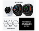 Garmin fēnix® 8 – 51mm Sapphire AMOLED Premium Multisport GPS Smartwatch | Long Battery, Dive-Rated, LED Flashlight – Carbon Gray Titanium