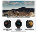 Garmin fēnix® 8 – 51mm Sapphire AMOLED Premium Multisport GPS Smartwatch | Long Battery, Dive-Rated, LED Flashlight – Carbon Gray Titanium