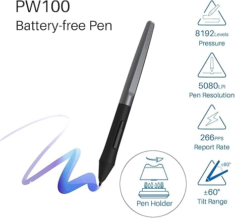 Huion inspiroy H950P Digital Graphics drawing  Tablet (8.7X5.4 inches)